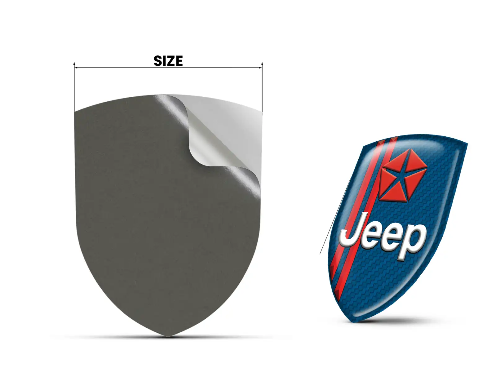 Jeep Vinilos Puerta Auto Duraderos Máximo Moderno Estiloso